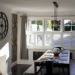 very long window shutters white